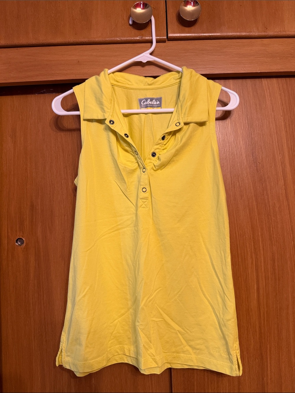 Cabela's Women's Sleeveless Polo Tank - Bright Yellow